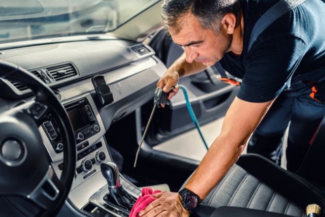 how to remove urine smell from car seat