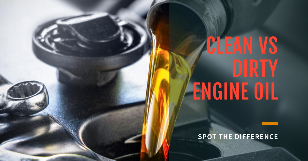 Clean vs Dirty Engine Oil