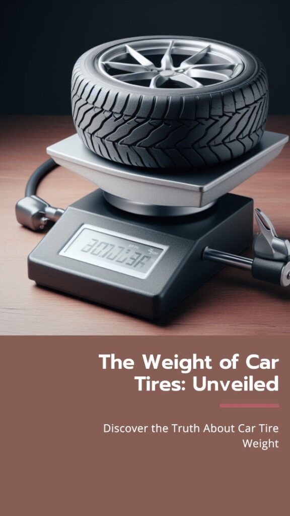 Weighing Car Tire Weight